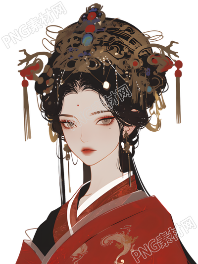 古代美女元素