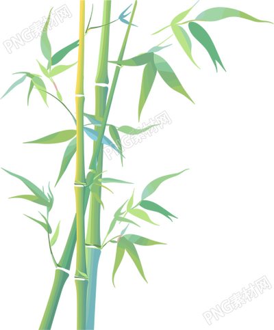 竹子插画设计元素