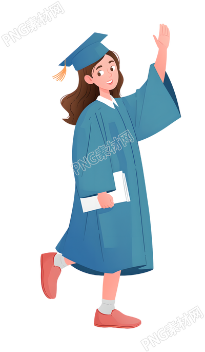 畢業(yè)生畢業(yè)主題插圖