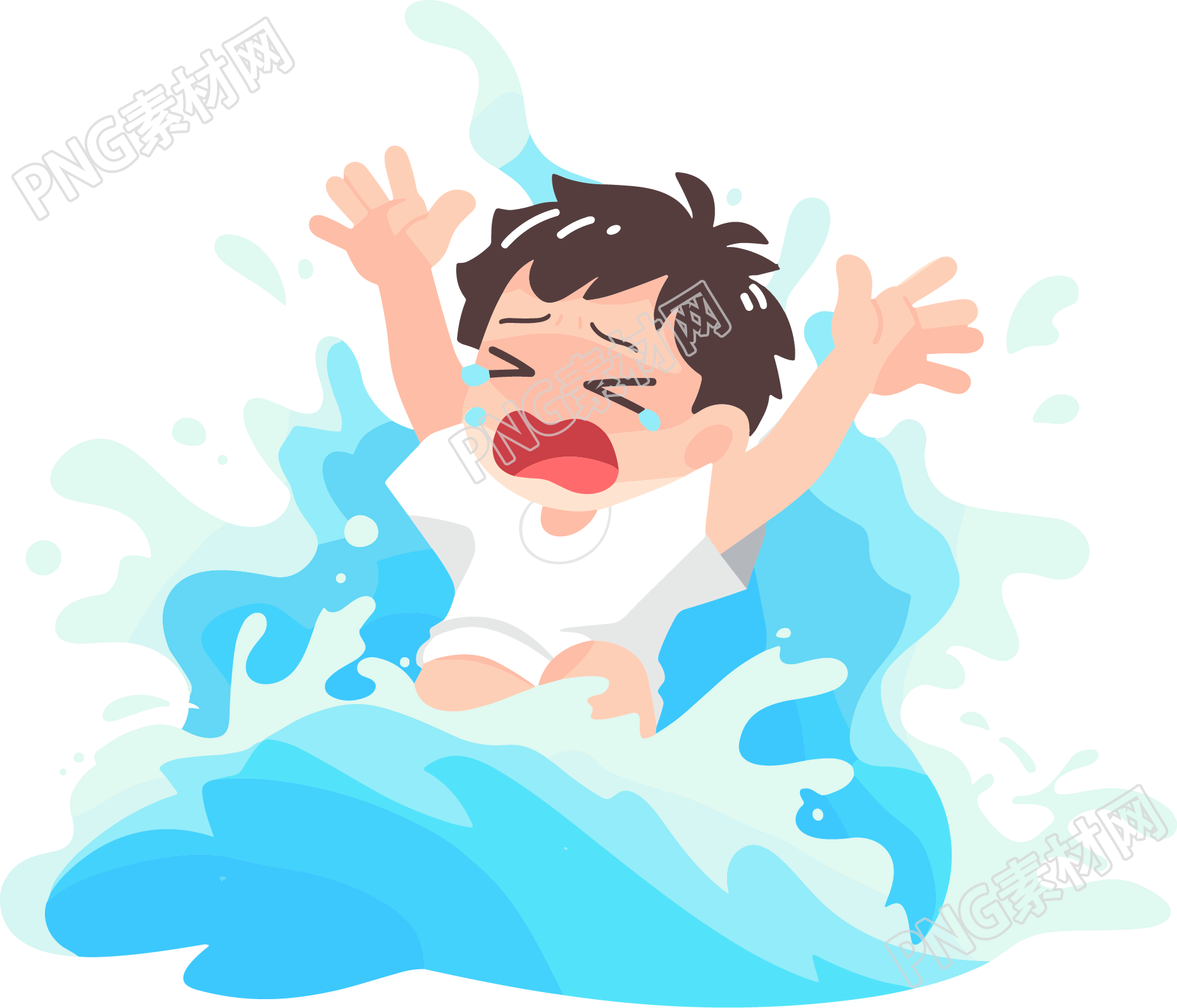 溺水男孩夏季防溺水插图