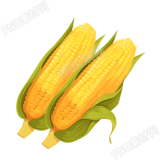 黄色玉米插图