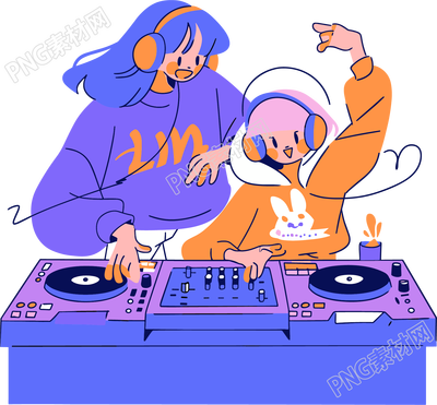 音乐节打碟插图