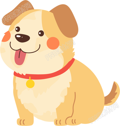 小狗商业插画