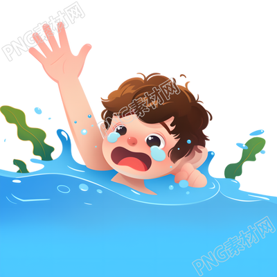 溺水男孩元素
