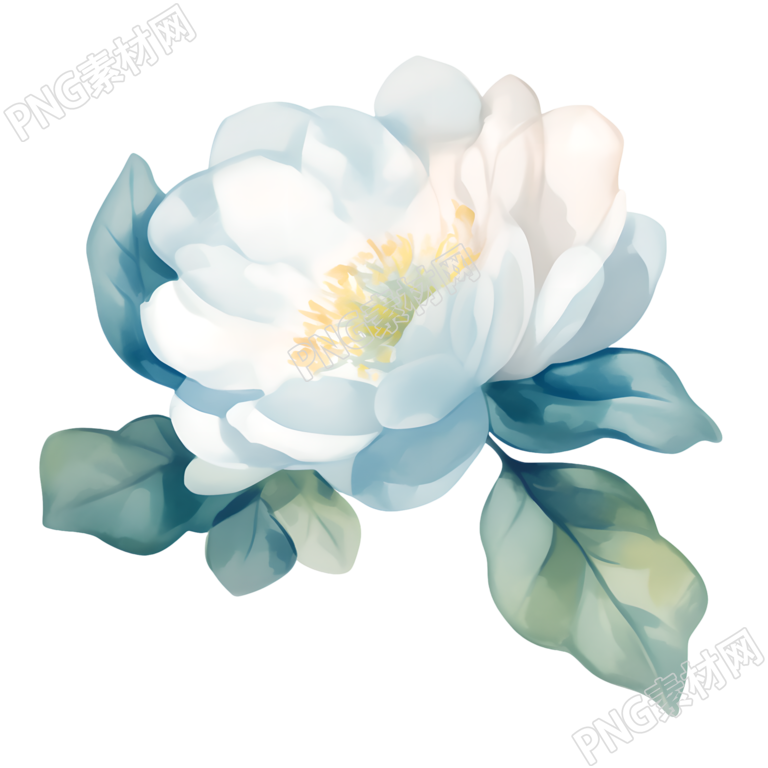 水彩植物插图