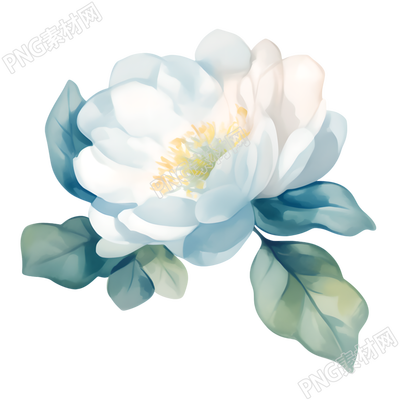 水彩植物插图