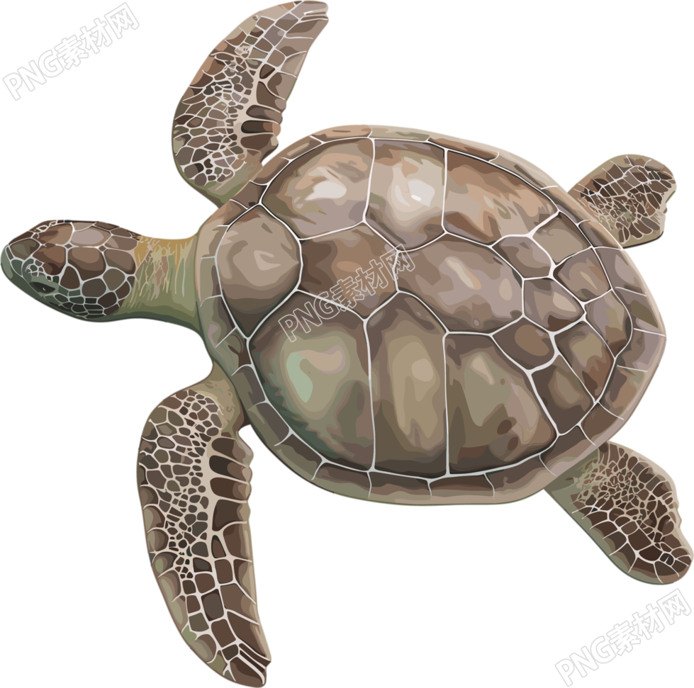 海龟珍稀动物插图