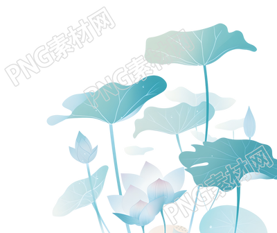 荷叶夏天创意设计素材