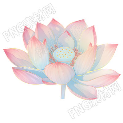荷花夏天PNG素材