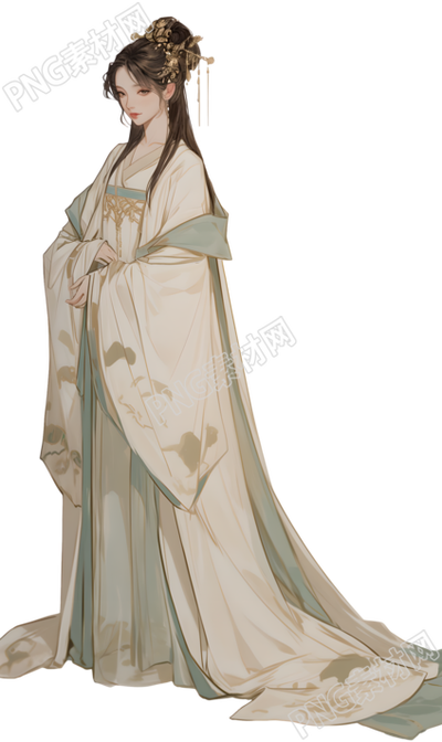 古装美女商用插图