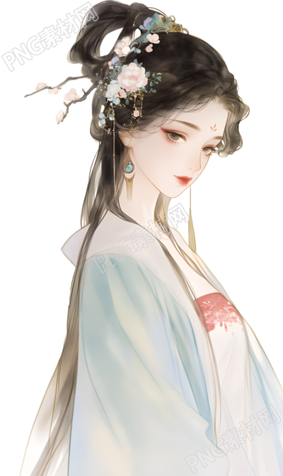 古装美女商用图形素材