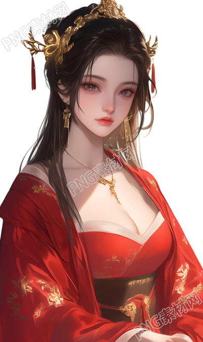 古装美女PNG图形素材