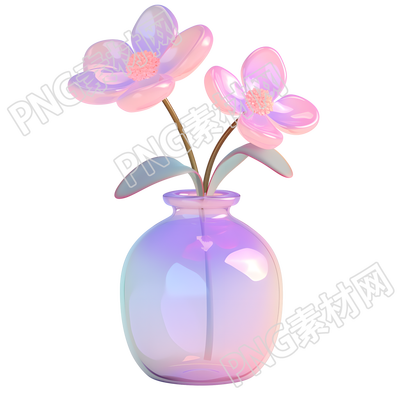玻璃花瓶插画