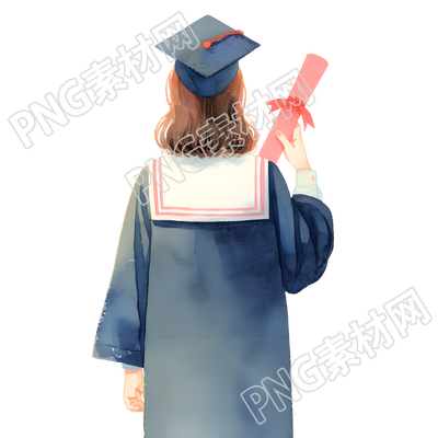 毕业生插画设计元素