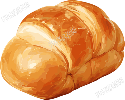 美味面包矢量插画