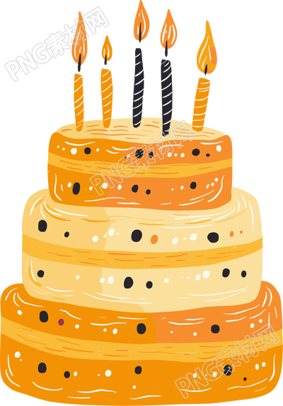 生日贺卡创意插图
