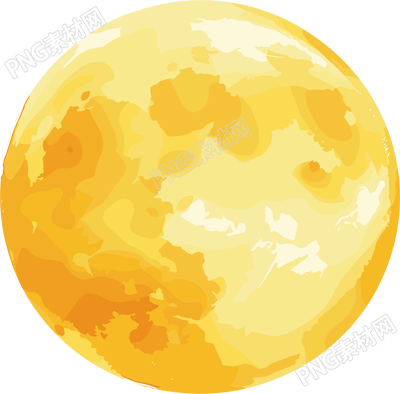月球PNG插画素材