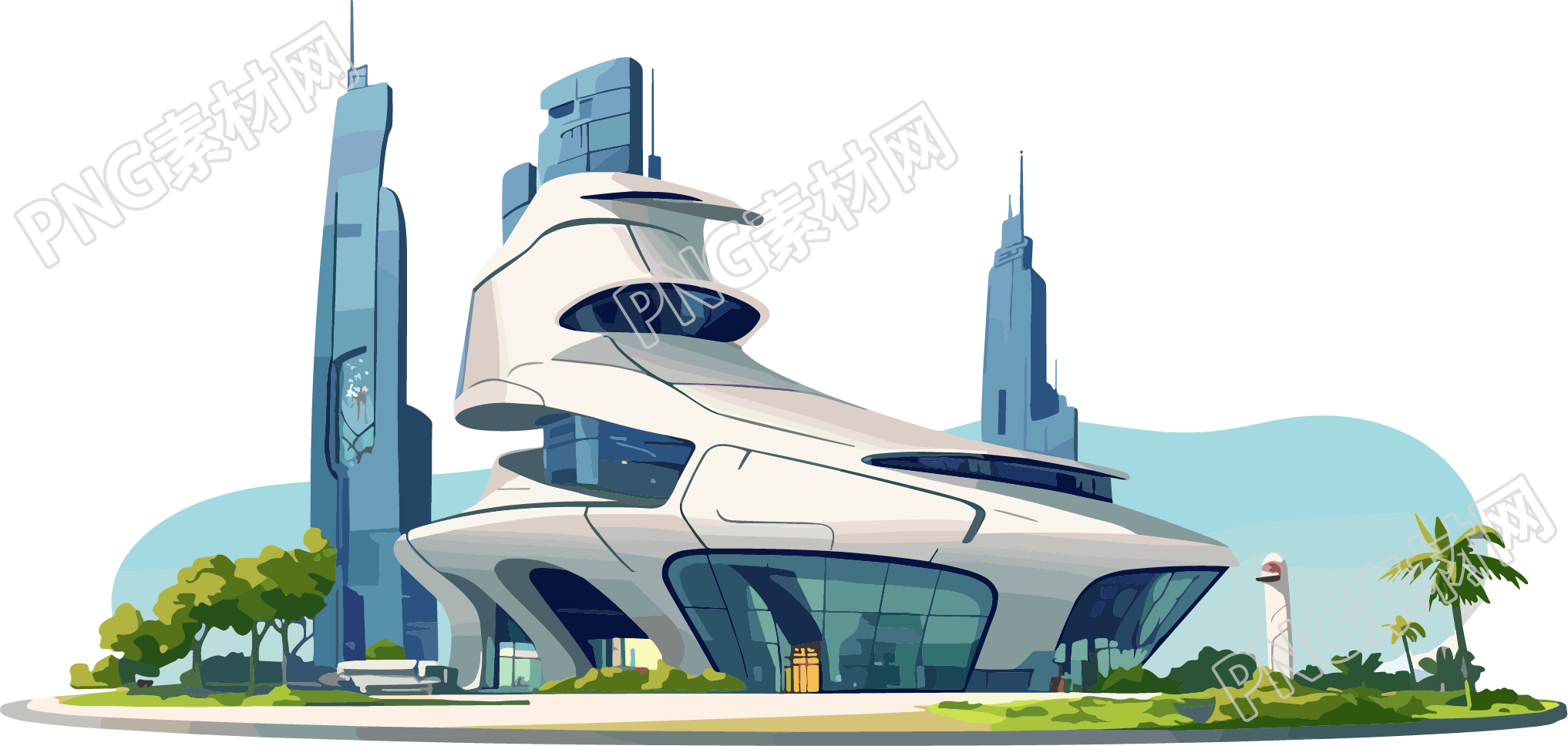 未来城市科技感素材