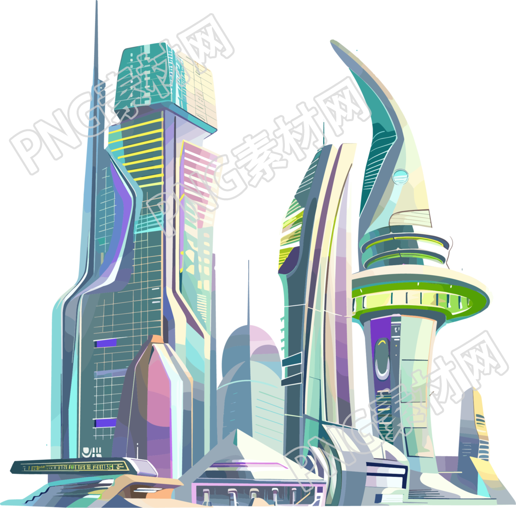 未来城市可商用素材