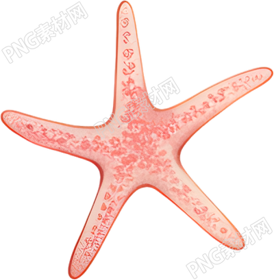 水彩海星元素