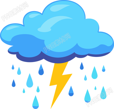 暴风雨图标插画