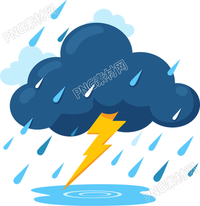暴风雨图标素材