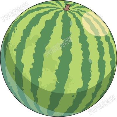 夏天西瓜插画