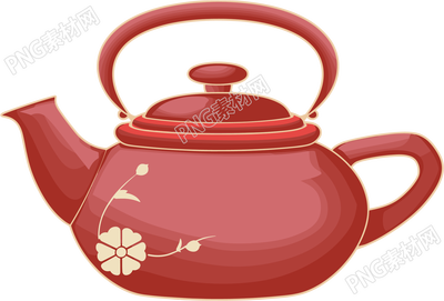 茶壶矢量插画
