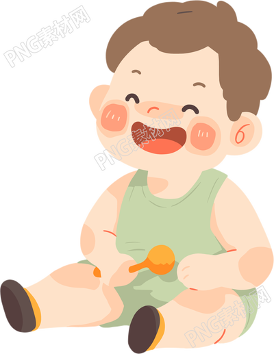 可爱婴儿元素