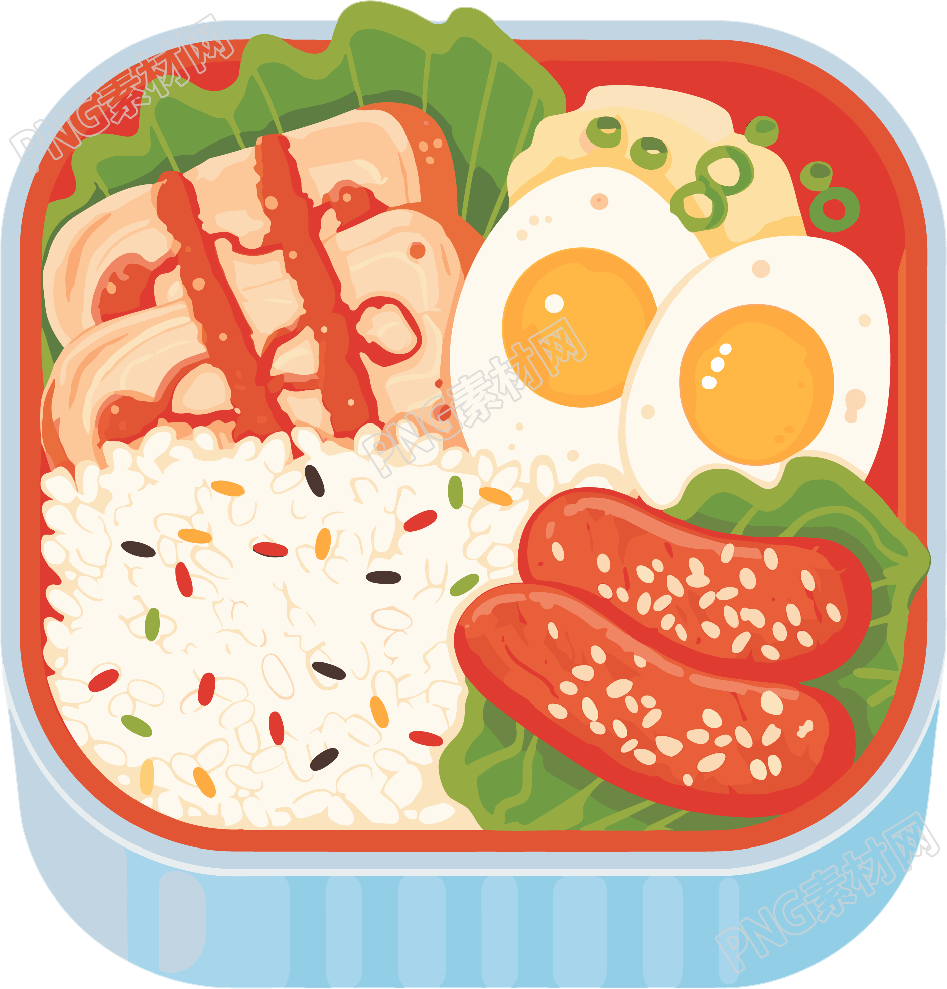 幼儿园食谱高清图形素材