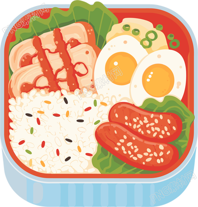 幼儿园食谱高清图形素材
