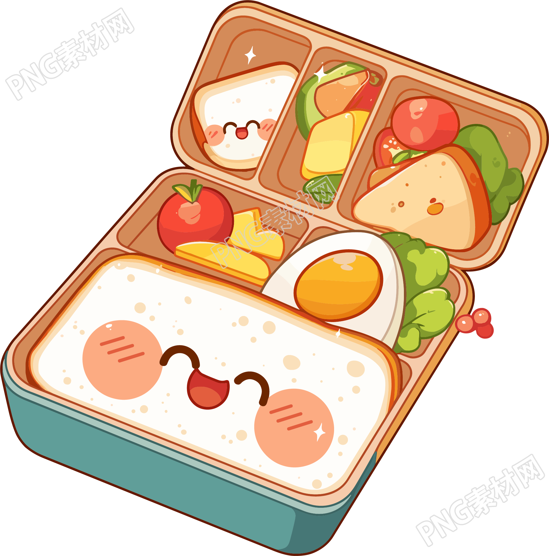 幼儿园食谱插画元素