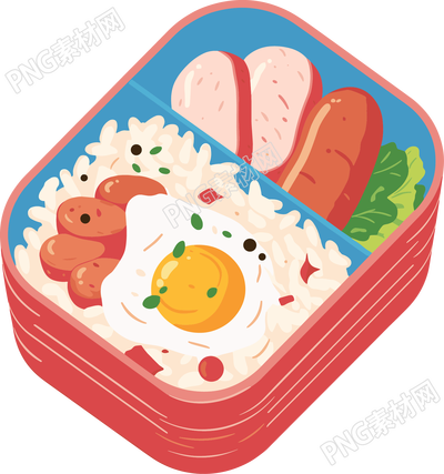 幼儿园食谱可商用插画