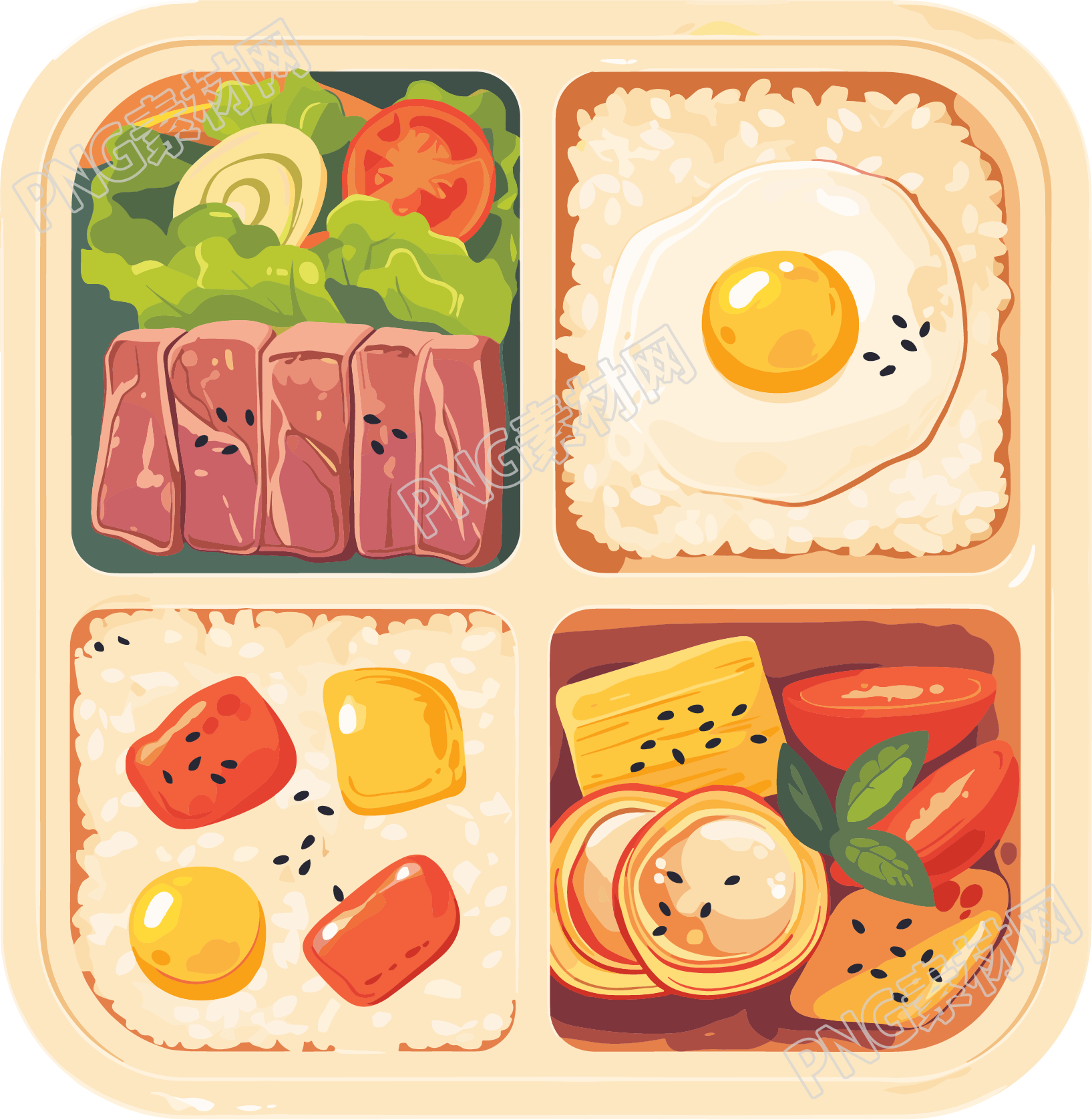 幼儿园食谱儿童午餐素材