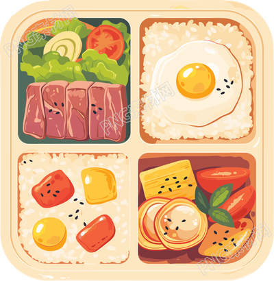 幼儿园食谱儿童午餐素材