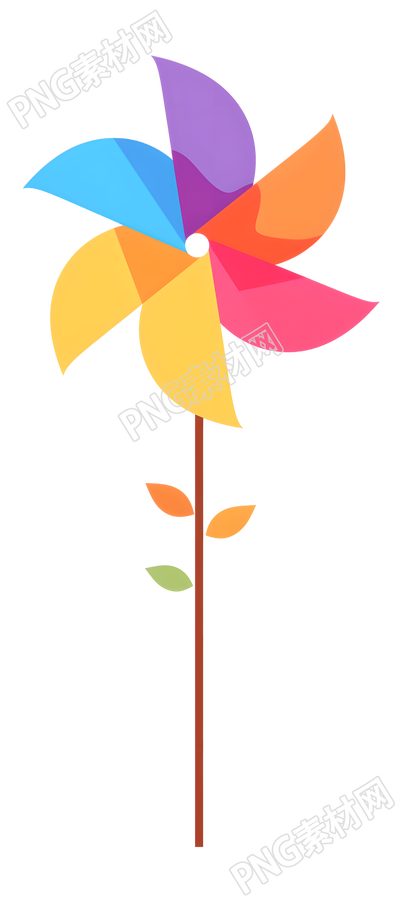 纸风车插画设计素材