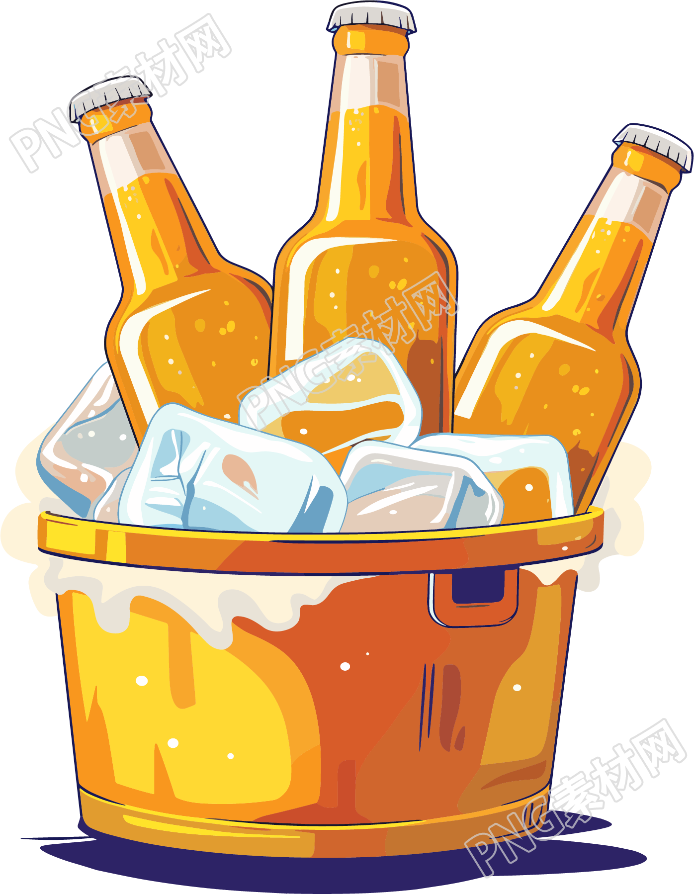 冰镇啤酒元素