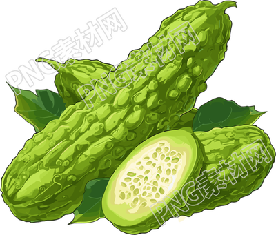 苦瓜商业设计元素