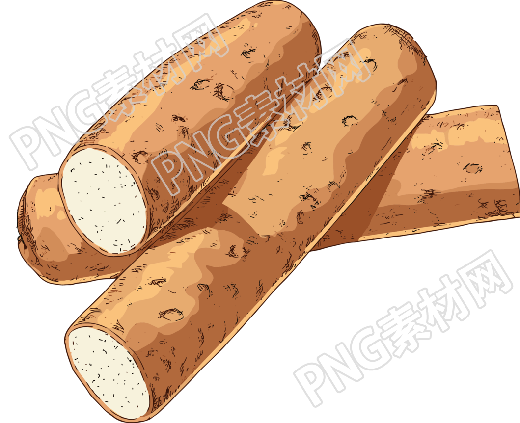 山药插画设计元素
