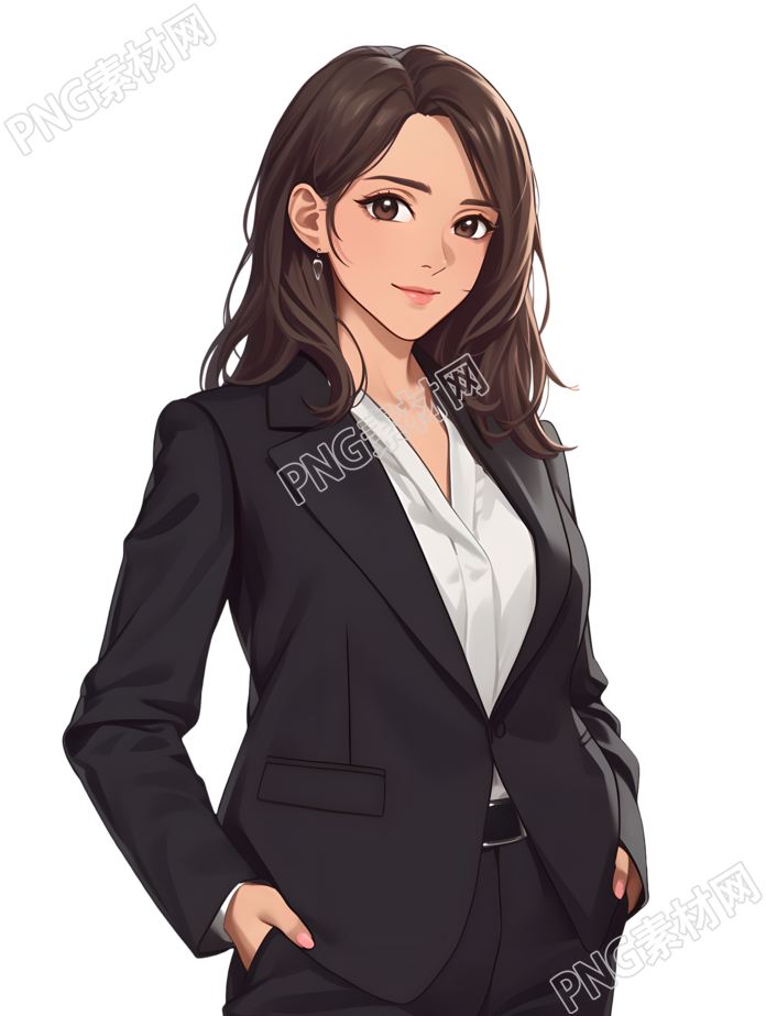 公务员插画设计元素