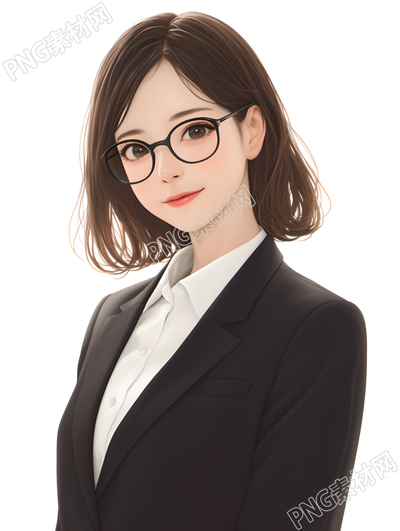公务员创意插图
