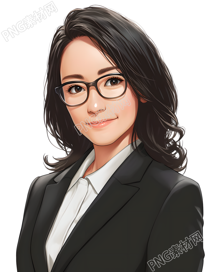 公务员插画元素