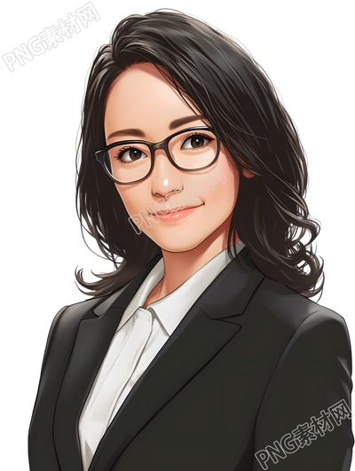 公务员插画元素
