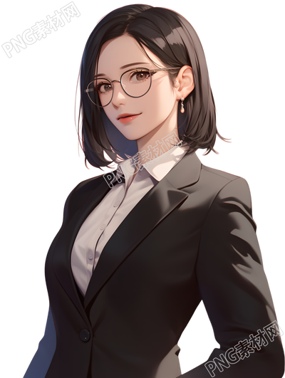 公务员PNG素材