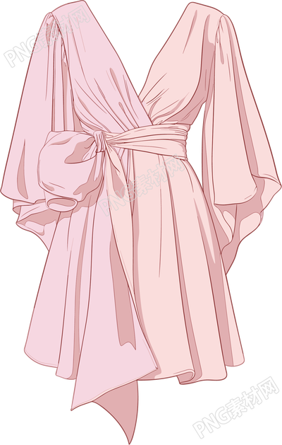 连衣裙时装插画