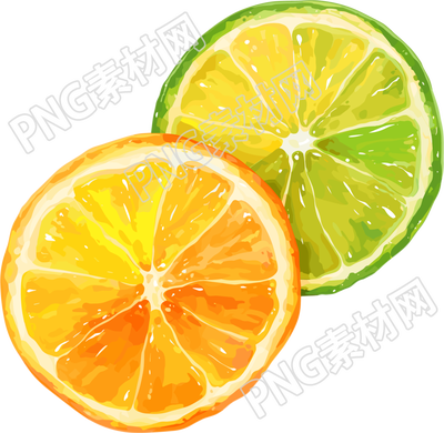 香水柠檬图案素材