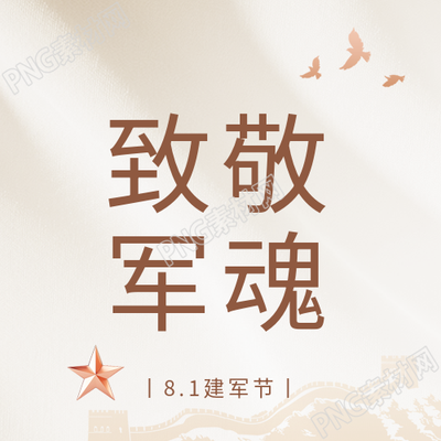 建军节致敬军魂微信公众号次图