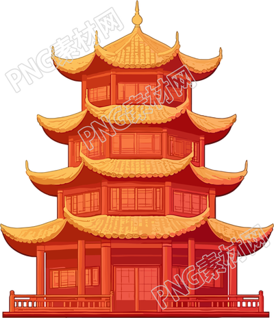 古风建筑素材