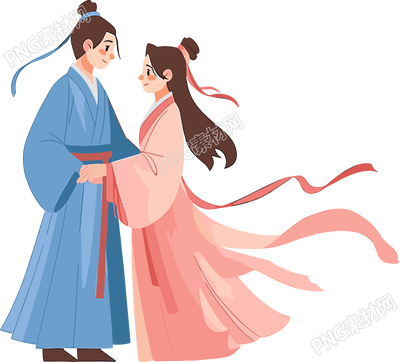 七夕牛郎织女元素