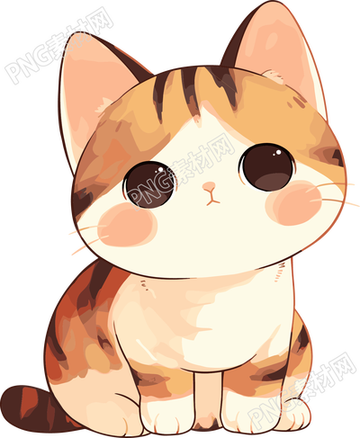 日系猫咪卡通素材